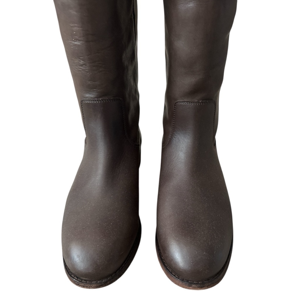 Frye Melissa Button 2 Boots Brown Women’s Size 8 Riding Tall Boots - Picture 4 of 12